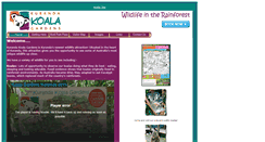 Desktop Screenshot of koalagardens.com