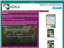 Tablet Screenshot of koalagardens.com
